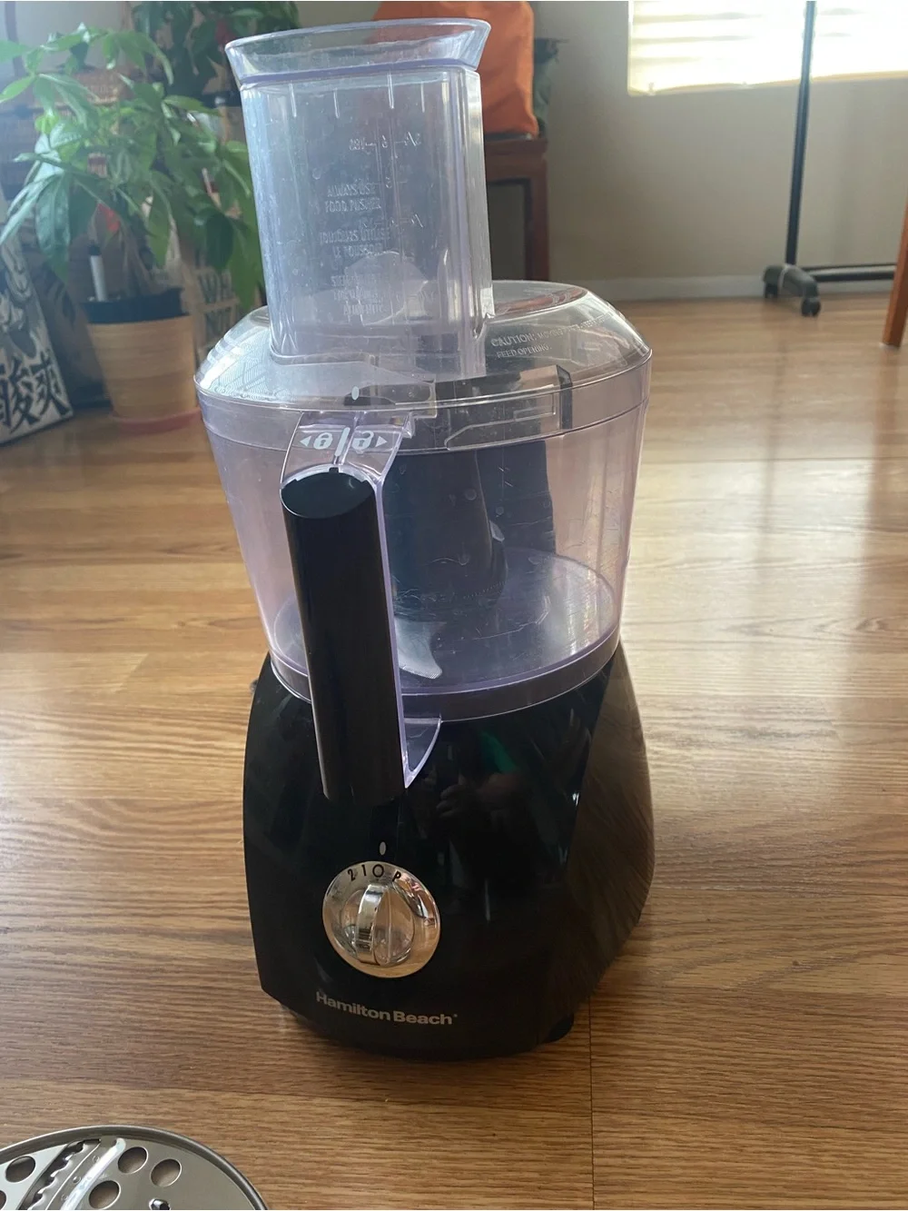 Hamilton Beach Black and Clear ChefPrep 10-Cup Food Processor